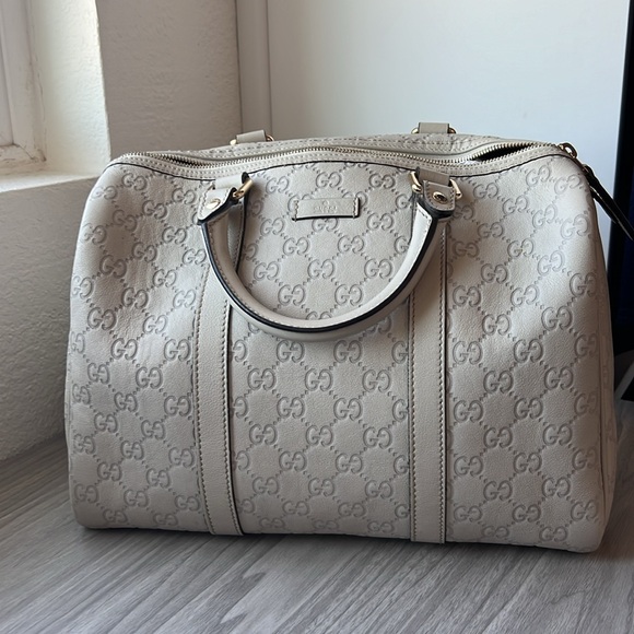 Gucci Guccissima Boston bag Authentic leather - Picture 5 of 16